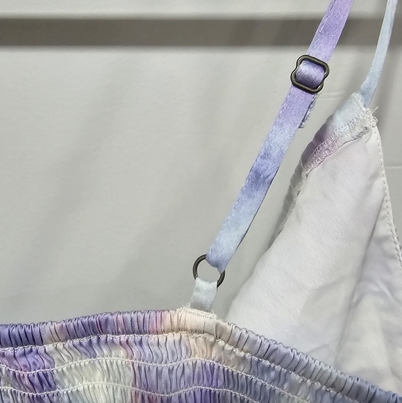 Hollister NWOT tyedye adjustable crop tank top - Picture 2 of 5